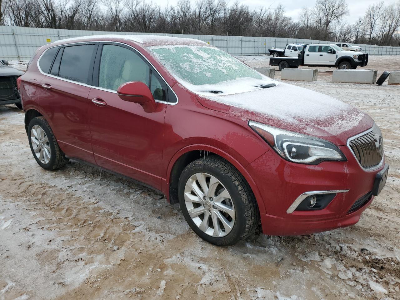 2017 Buick Envision VIN LRBFXFSX4HD072244 Copart auction photo, rear end / minor dent/scratches damage thumbnail 4
