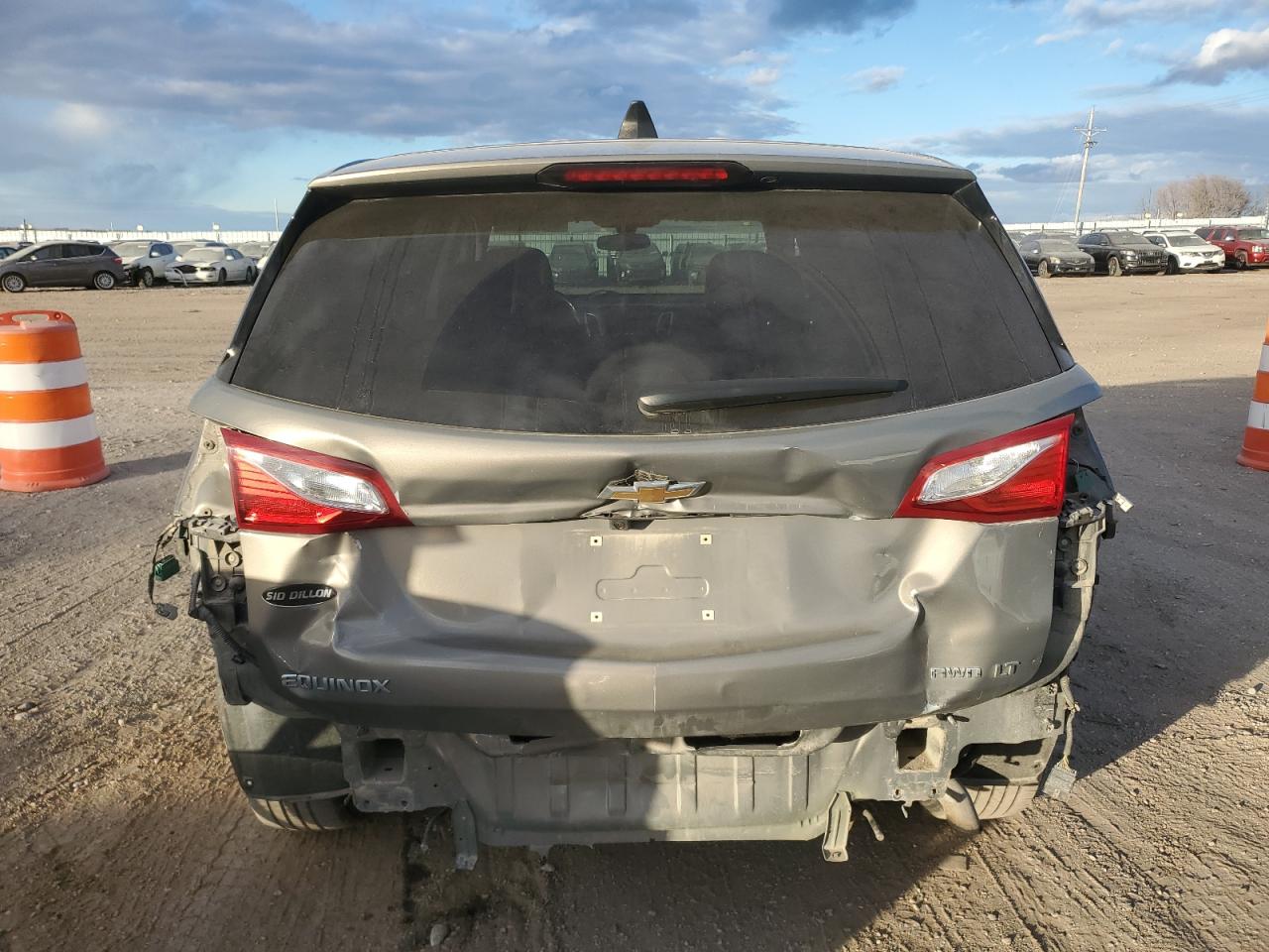 2018 Chevrolet Equinox VIN 3GNAXSEV5JS604807 Copart auction photo, rear end damage thumbnail 6