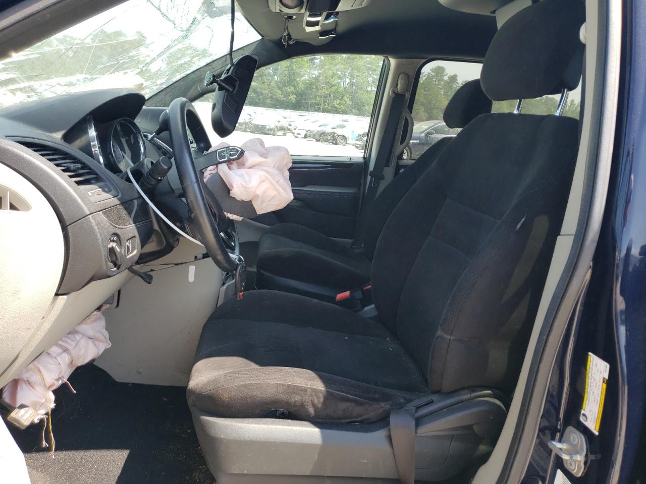 2014 Dodge Caravan VIN 2C4RDGBG6ER472067 Copart auction photo, front end / rear end damage thumbnail 7