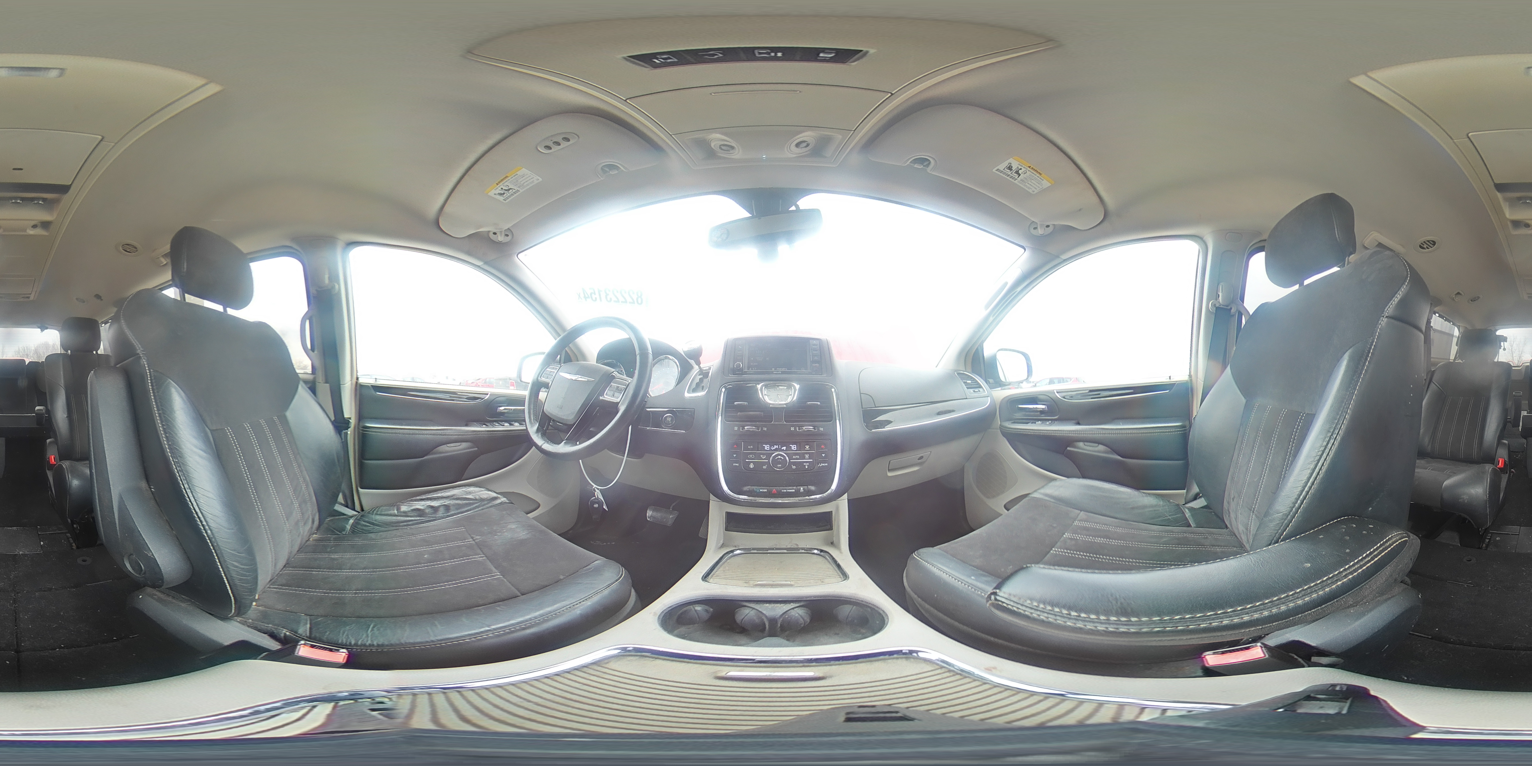 2014 Chrysler Town & Country VIN 2C4RC1CG4ER424596 Copart auction photo, front end damage thumbnail 15