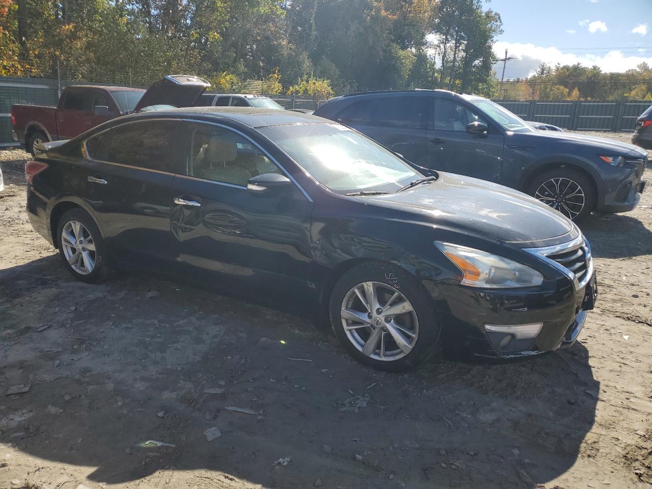 2014 Nissan Altima VIN 1N4AL3AP9EC128242 Copart auction photo, side / front end damage thumbnail 4