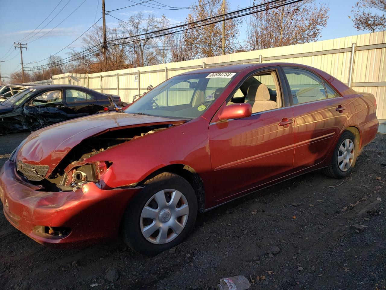 2002 Toyota Camry VIN 4T1BE32K82U107010