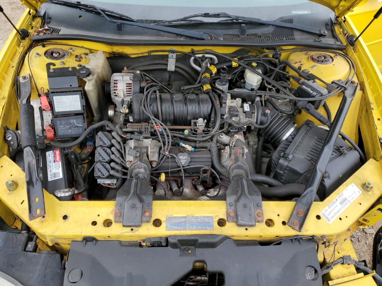 2003 Chevrolet Monte Carlo VIN 2G1WX12K539351130 Copart auction photo, front end / all over damage thumbnail 11