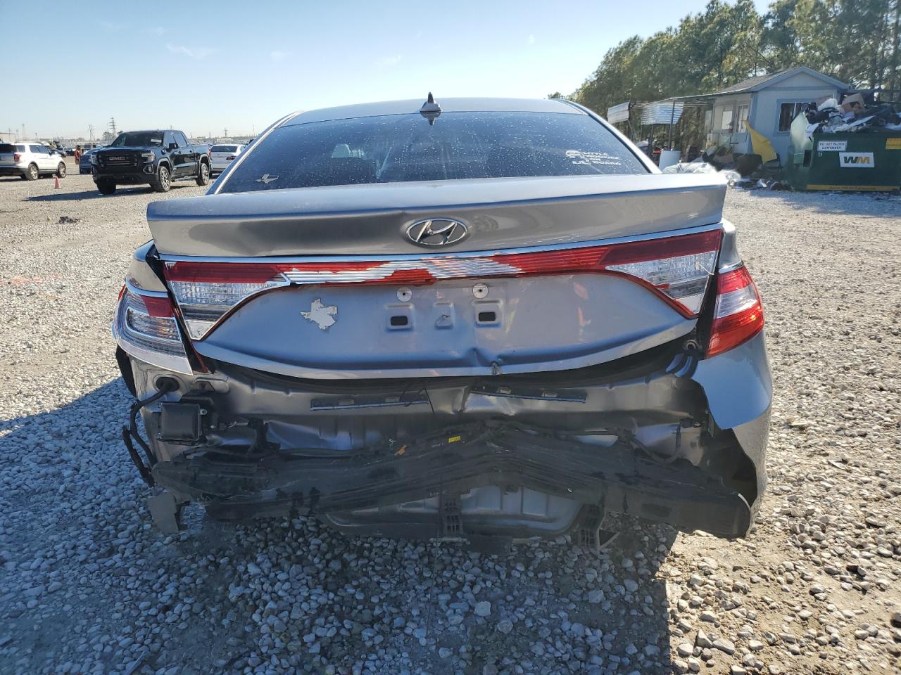 2016 Hyundai Azera VIN KMHFG4JG5GA555521 Copart auction photo, rear end / side damage thumbnail 6