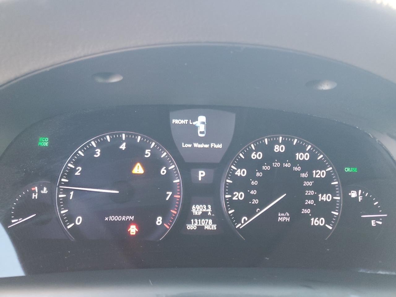 2012 Lexus LS VIN JTHCL5EF5C5012732 Copart auction photo, front end / rear end damage thumbnail 9