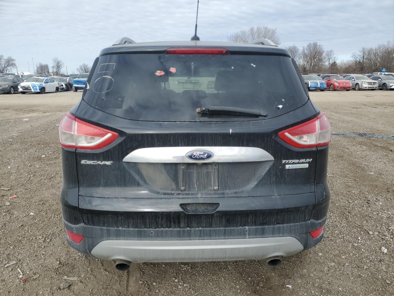 2014 Ford Escape VIN 1FMCU0JX0EUB45936 Copart auction photo, front end damage thumbnail 6