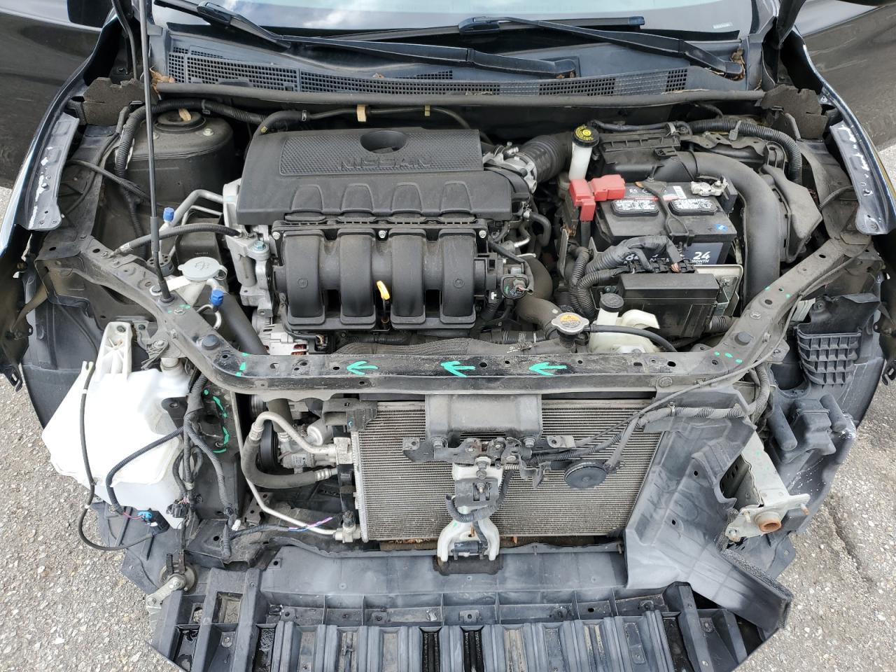 2017 Nissan Sentra VIN 3N1AB7AP7HL674862 Copart auction photo, front end / rear end damage thumbnail 13
