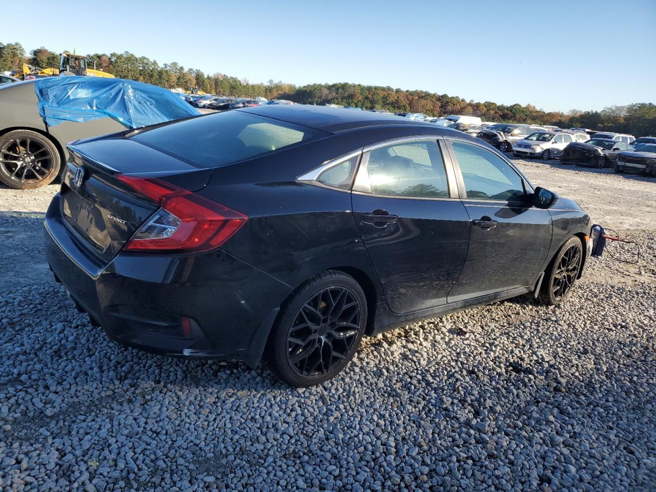 2020 Honda Civic VIN 2HGFC2F82LH602362 Copart auction photo, front end damage thumbnail 3
