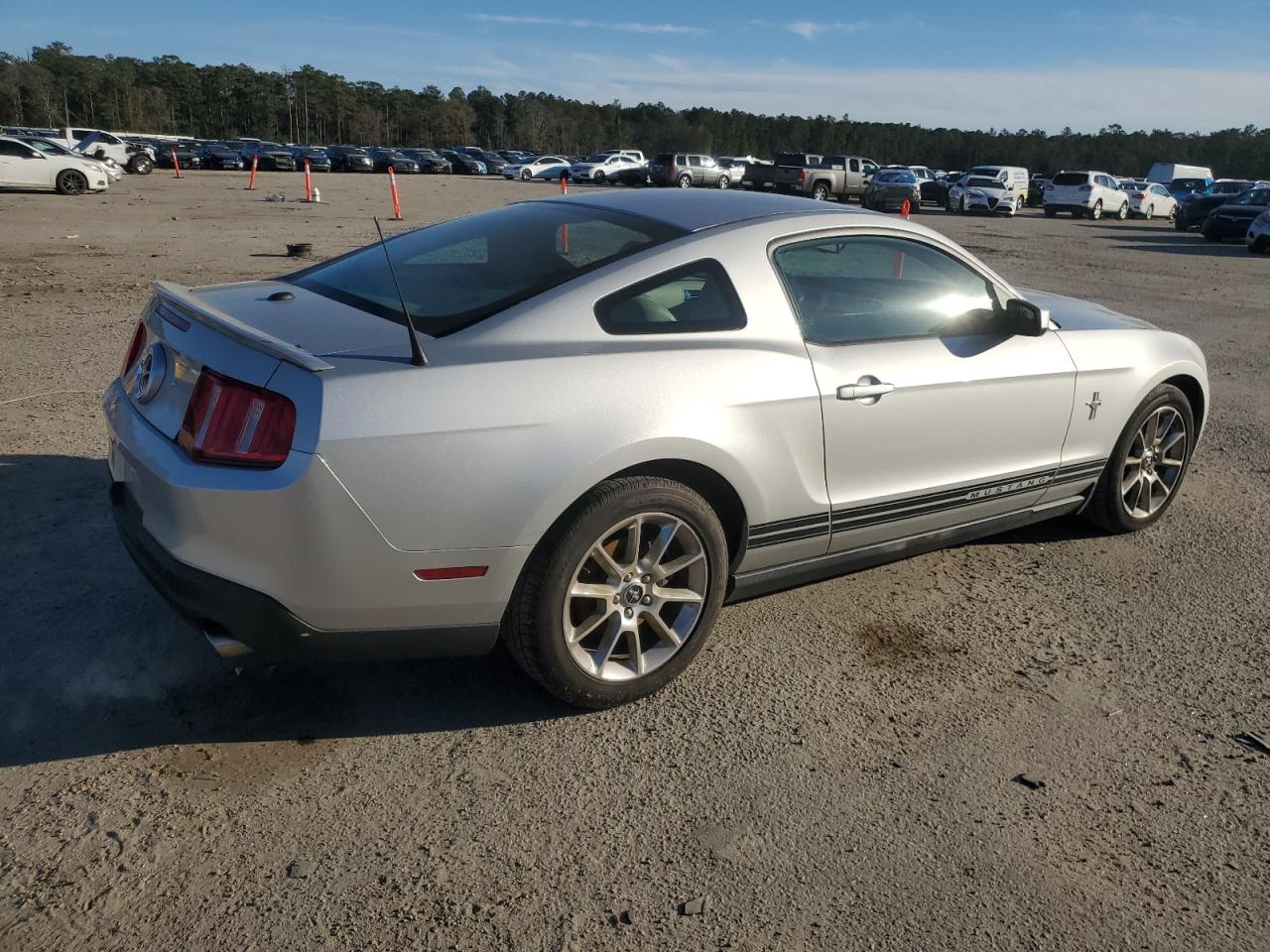 2010 Ford Mustang VIN 1ZVBP8AN3A5111608 Copart auction photo, side damage thumbnail 3