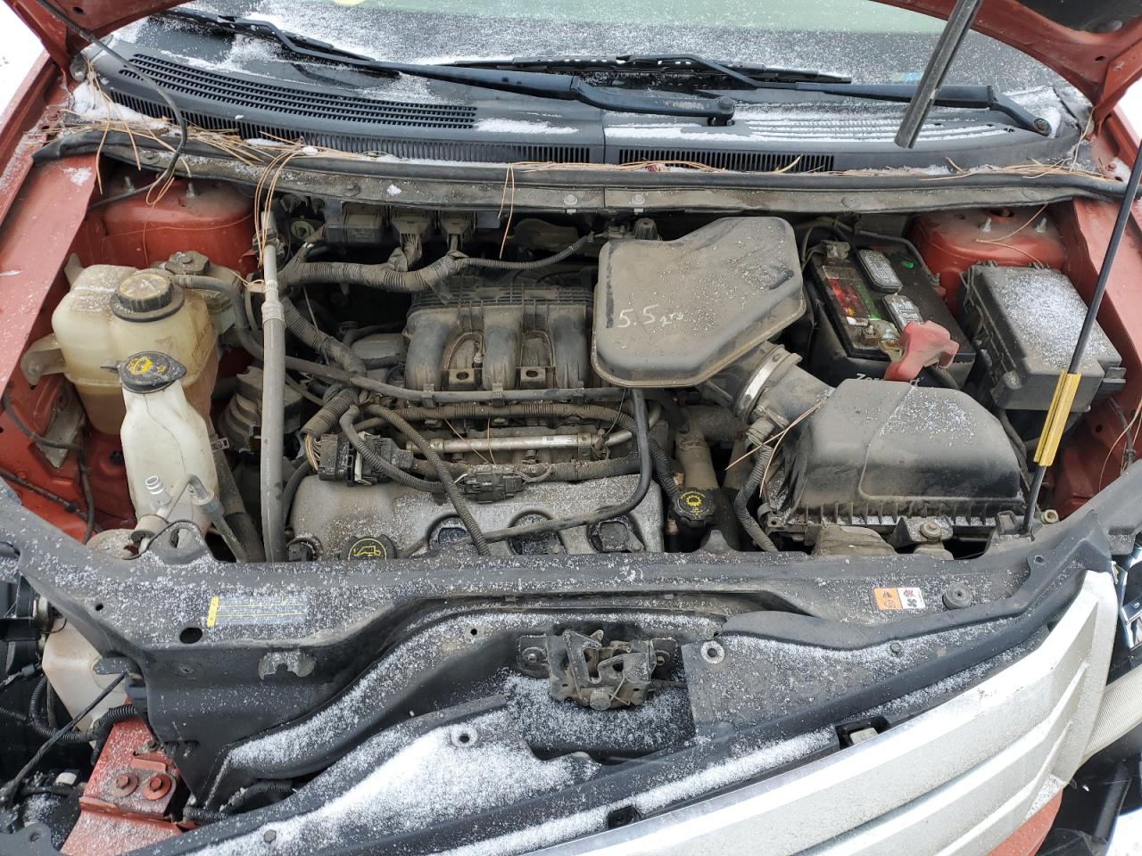 2007 Ford Edge VIN 2FMDK48C67BB54931 Copart auction photo, all over / hail damage thumbnail 13