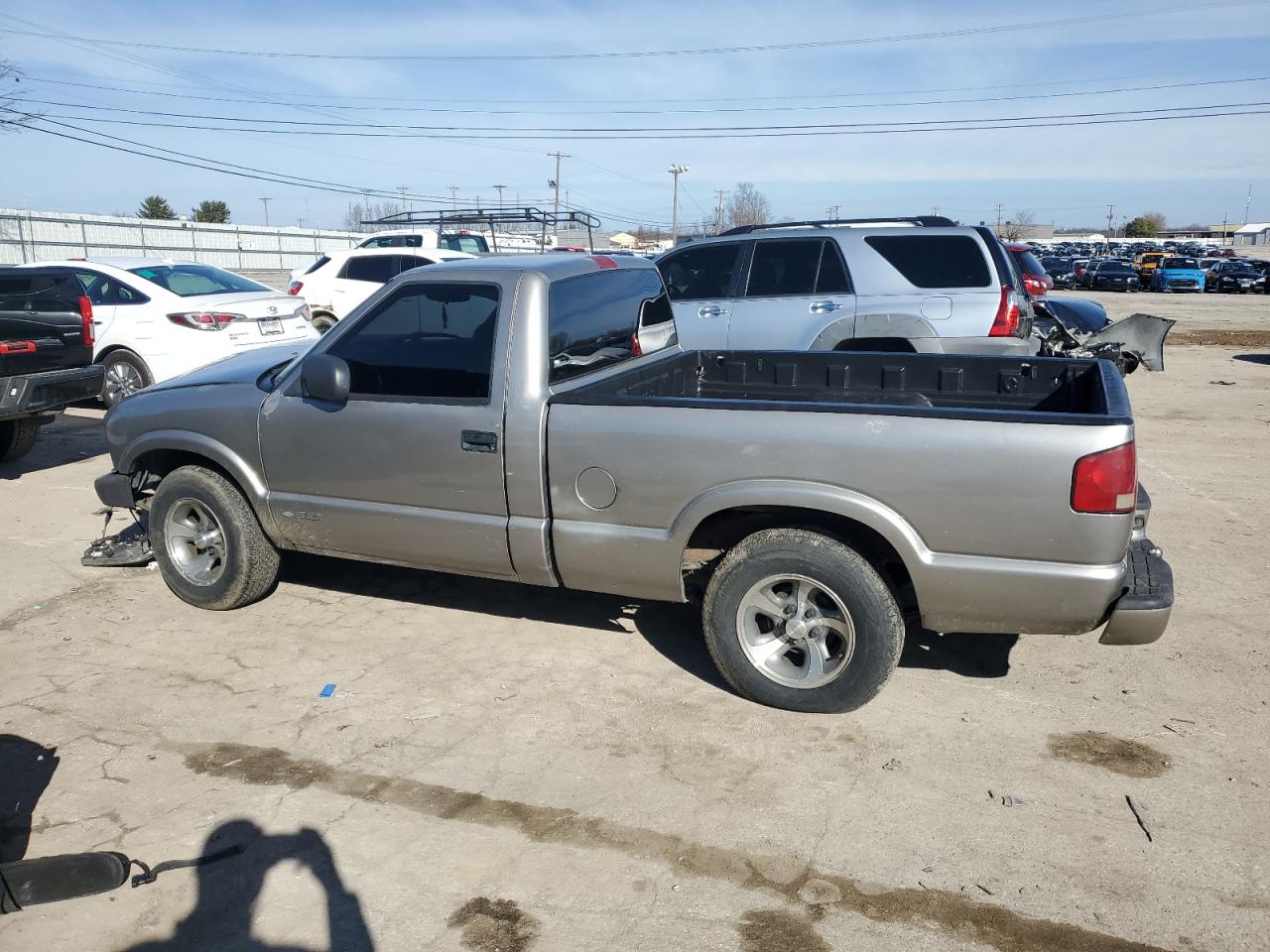 2001 Chevrolet S-10 Pickup VIN 1GCCS14591K102650 Copart auction photo, front end damage thumbnail 2