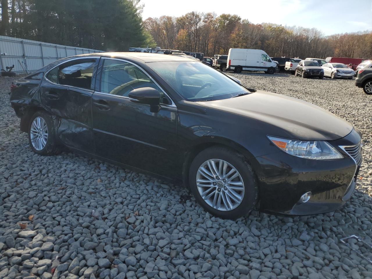 2014 Lexus ES VIN JTHBK1GG6E2118771 Copart auction photo, side / rear end damage thumbnail 4