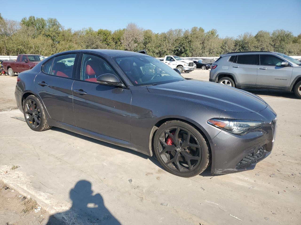 2020 Alfa Romeo Giulia VIN ZARFAMANXL7638072 Copart auction photo, hail / minor dent/scratches damage thumbnail 4