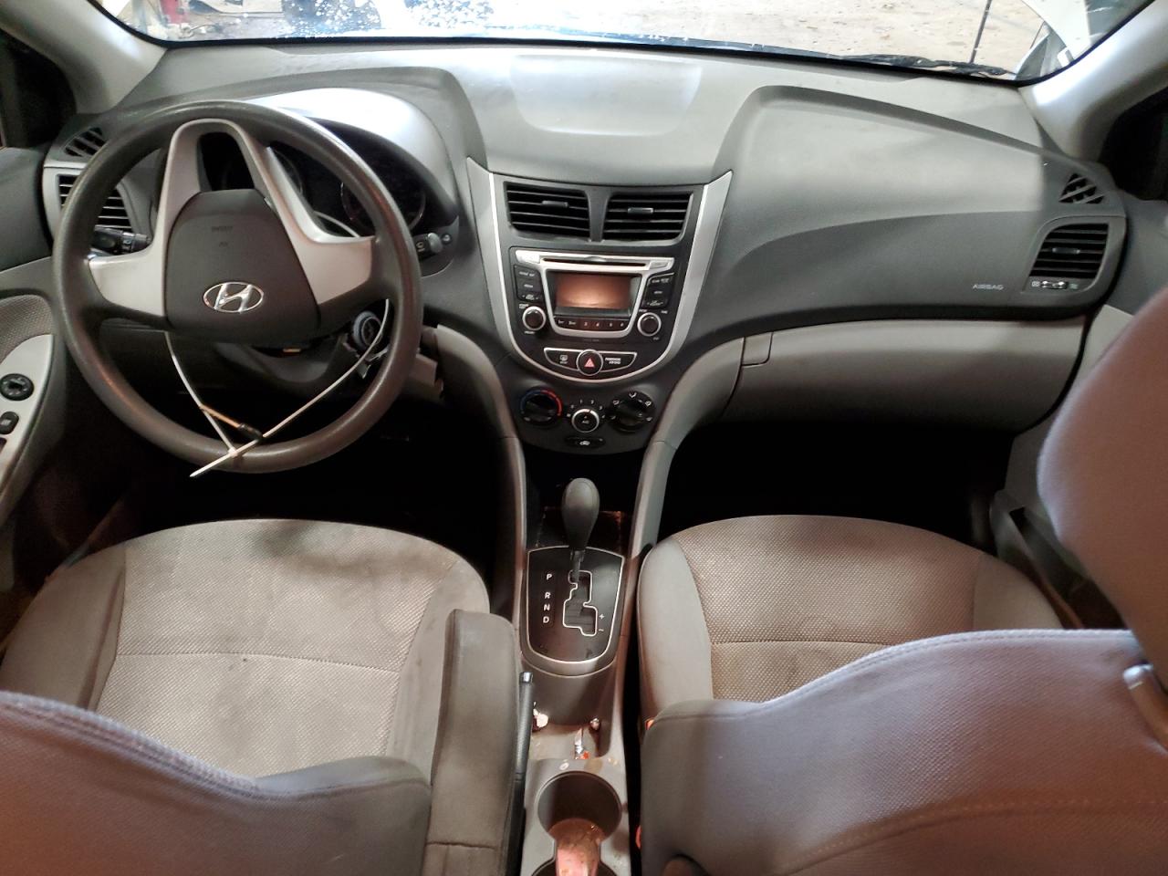 2014 Hyundai Accent VIN KMHCT4AE8EU641947 Copart auction photo, vandalism / mechanical damage thumbnail 8