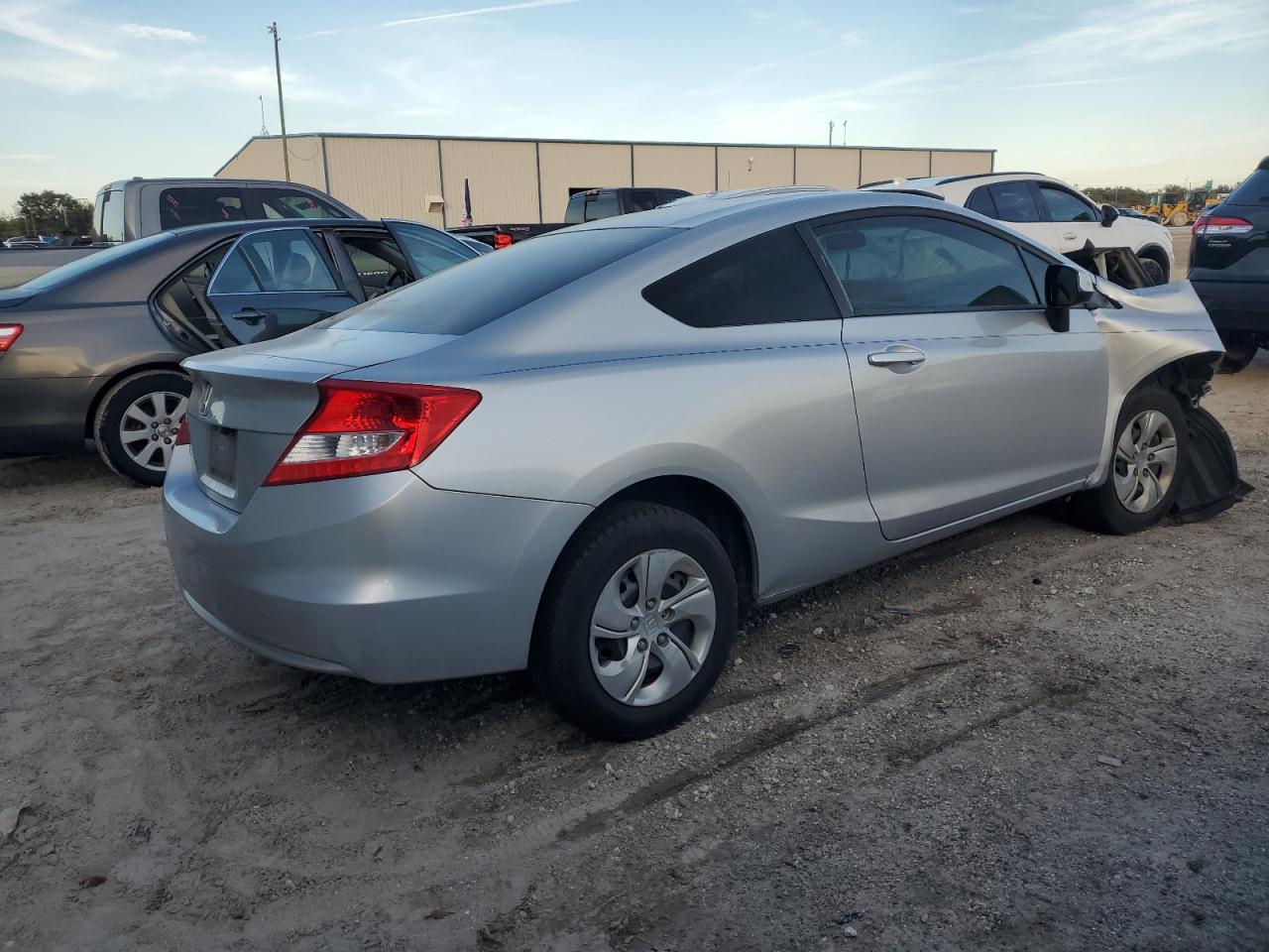 2013 Honda Civic VIN 2HGFG3B50DH523618 Copart auction photo, front end damage thumbnail 3