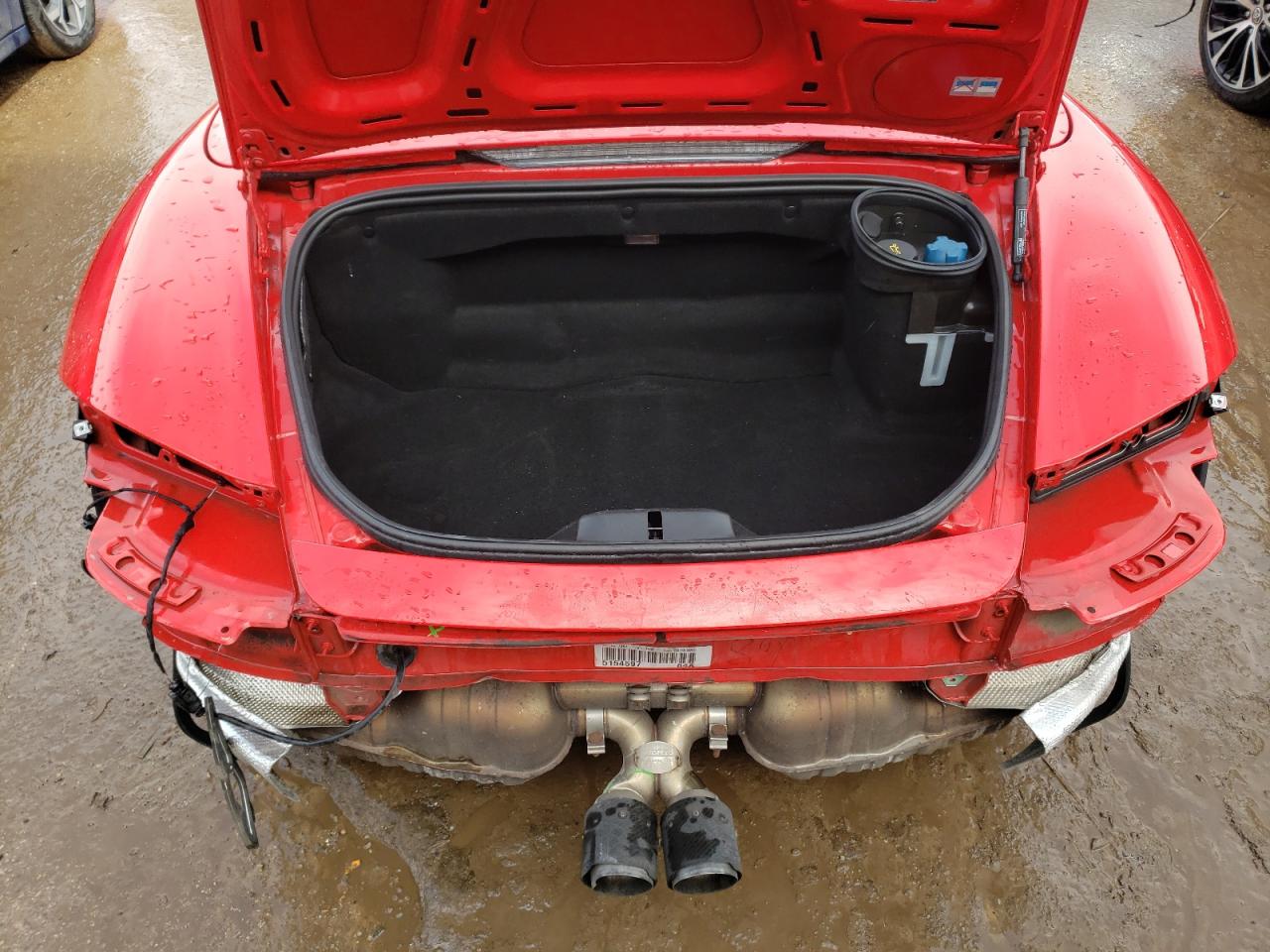 2005 Porsche Boxster VIN WP0CA29855S710134 Copart auction photo, rear end damage thumbnail 11