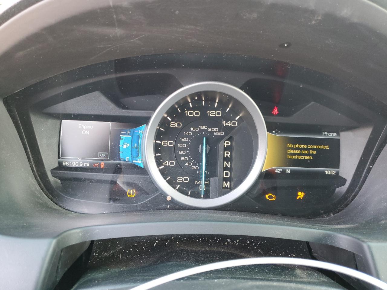 2014 Ford Explorer VIN 1FM5K8F8XEGC45619 Copart auction photo, front end / side damage thumbnail 9