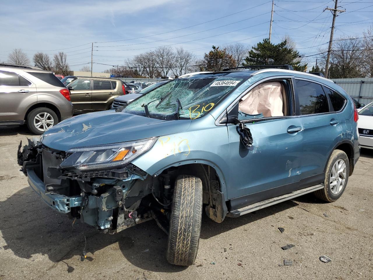 2016 Honda CR-V VIN 5J6RM4H76GL033334