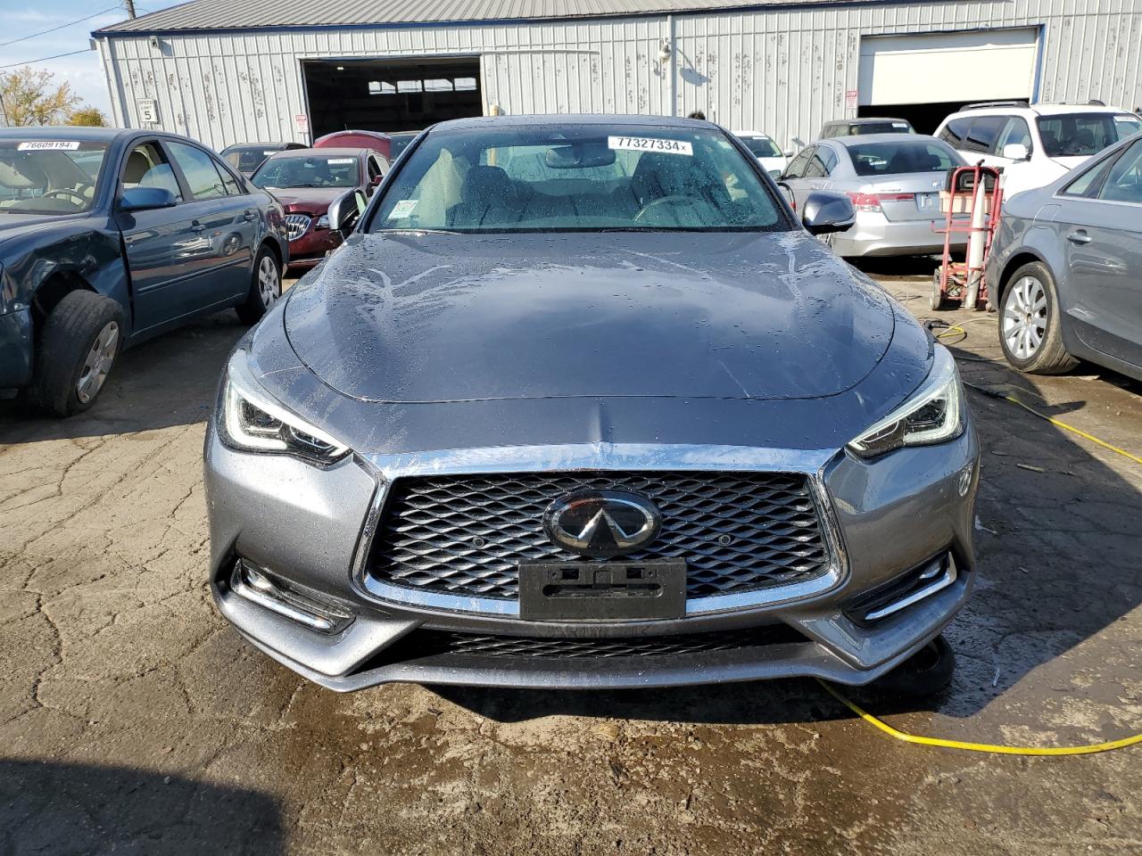 2020 Infiniti Q60 VIN JN1EV7EL0LM380072 Copart auction photo, side damage thumbnail 5