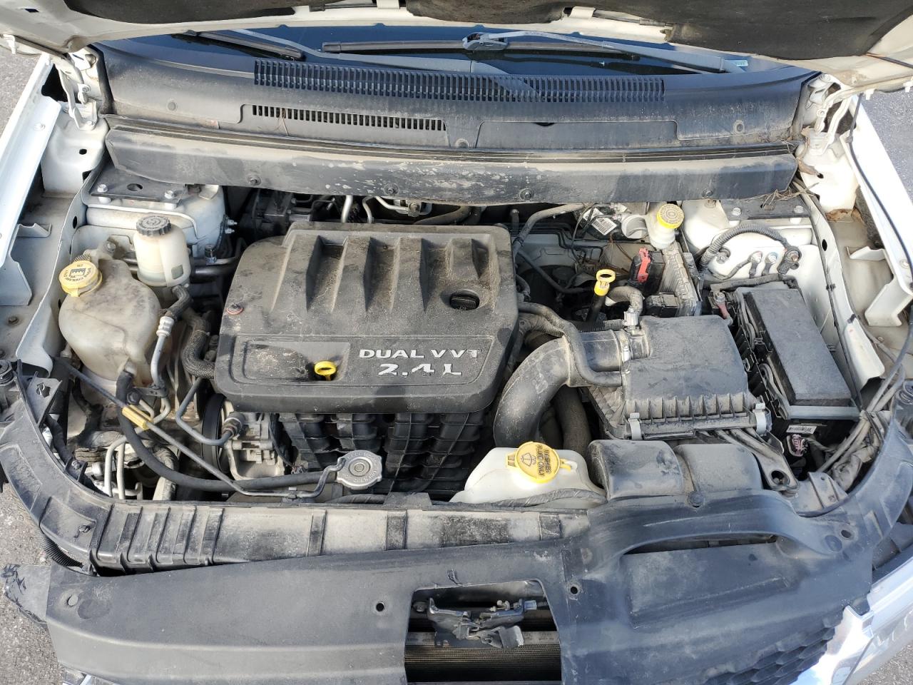 2014 Dodge Journey VIN 3C4PDCBBXET173358 Copart auction photo, front end / undercarriage damage thumbnail 14