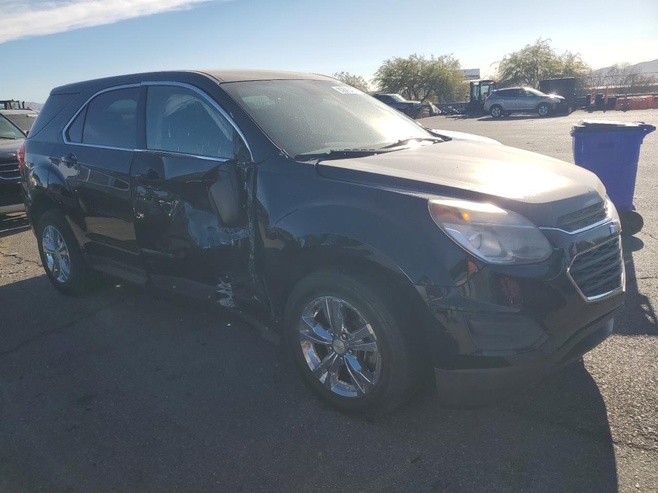 2017 Chevrolet Equinox VIN 2GNALBEK7H1514274 Copart auction photo, side damage thumbnail 4