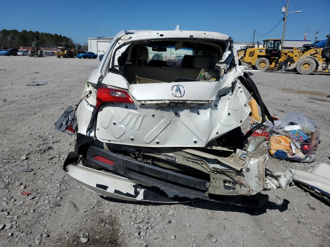 2013 Acura RDX VIN 5J8TB3H56DL011275 Copart auction photo, rear end / all over damage thumbnail 6