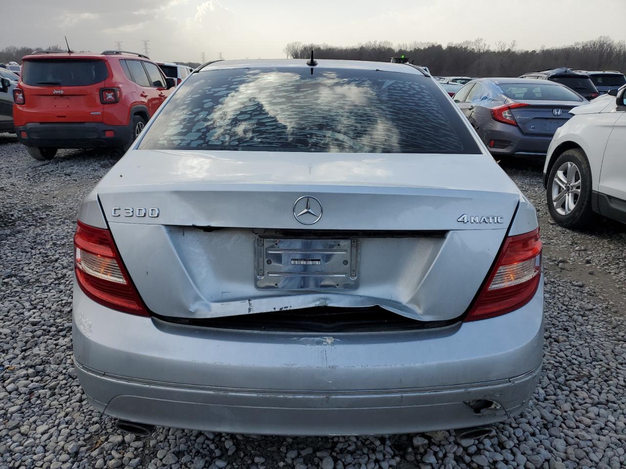 2011 Mercedes-Benz C-klasse VIN WDDGF8BB0BR149362 Copart auction photo, rear end damage thumbnail 6