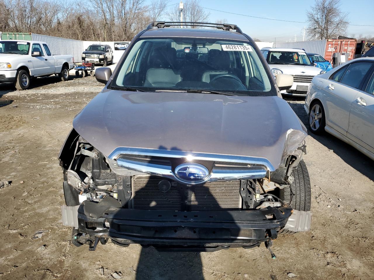 2014 Subaru Forester VIN JF2SJAJC0EH515983 Copart auction photo, front end damage thumbnail 5
