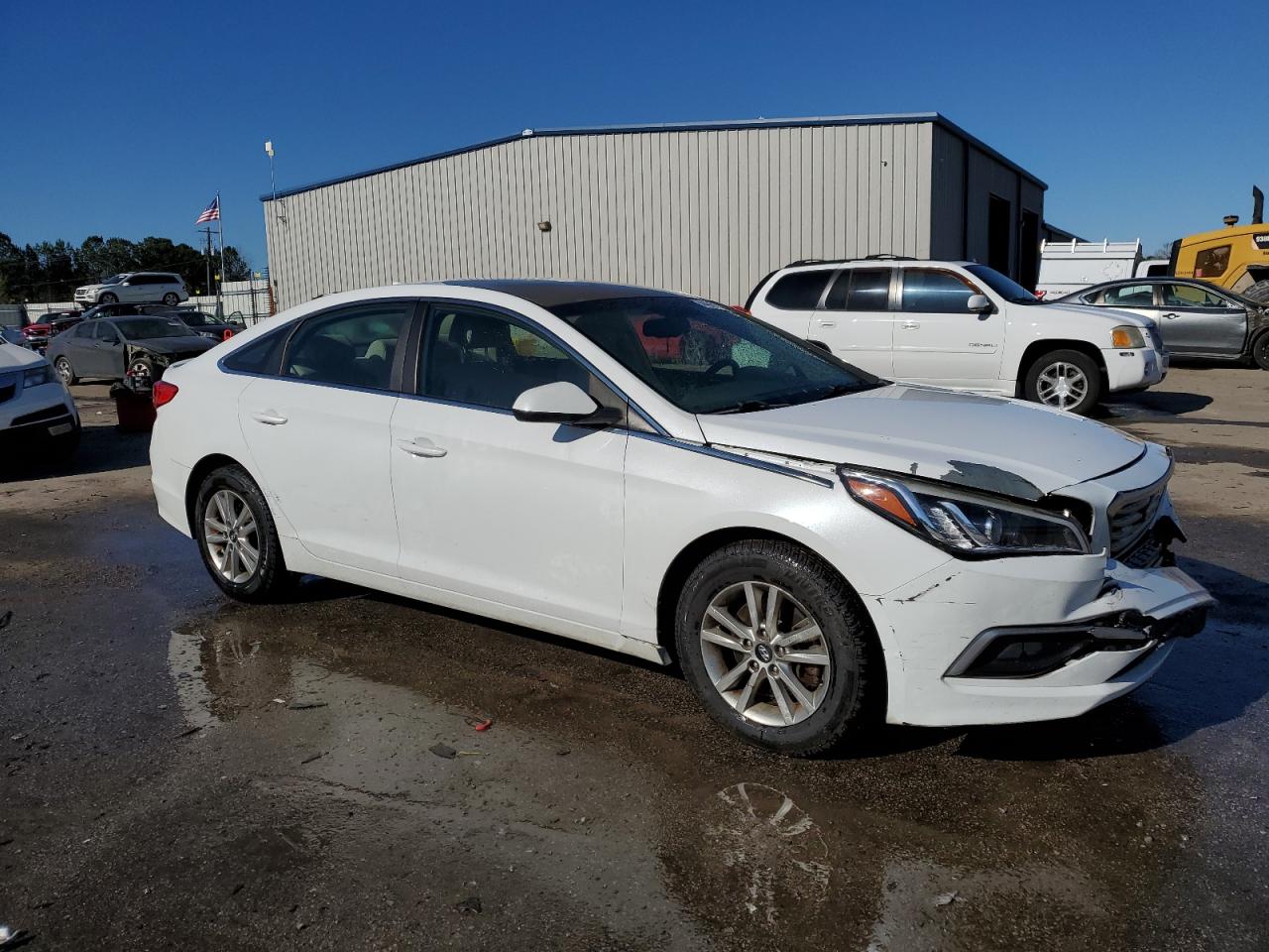 2017 Hyundai Sonata VIN 5NPE24AFXHH526094 Copart auction photo, front end damage thumbnail 4