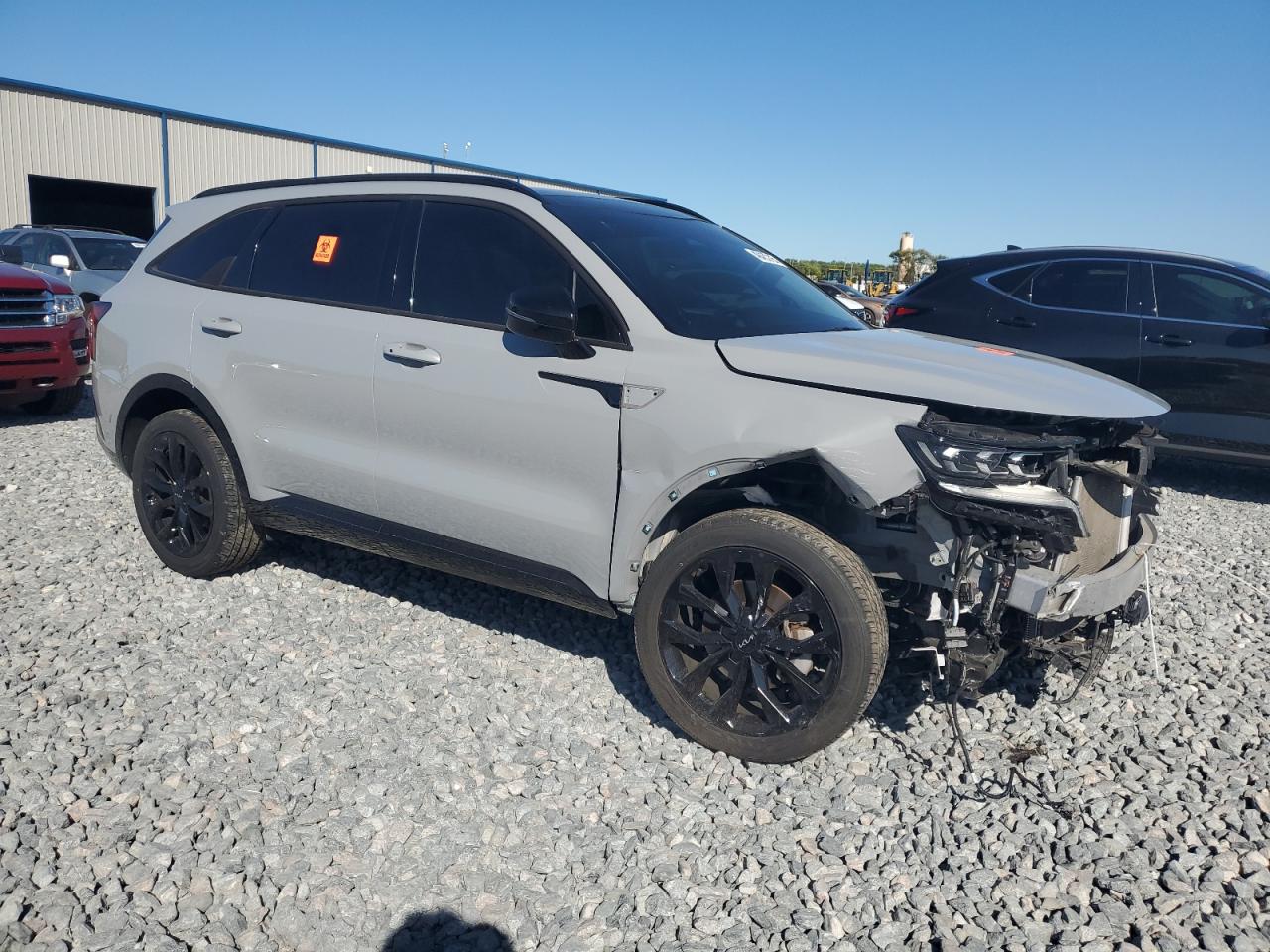 2022 KIA Sorento VIN 5XYRK4LFXNG150448 Copart auction photo, front end damage thumbnail 4