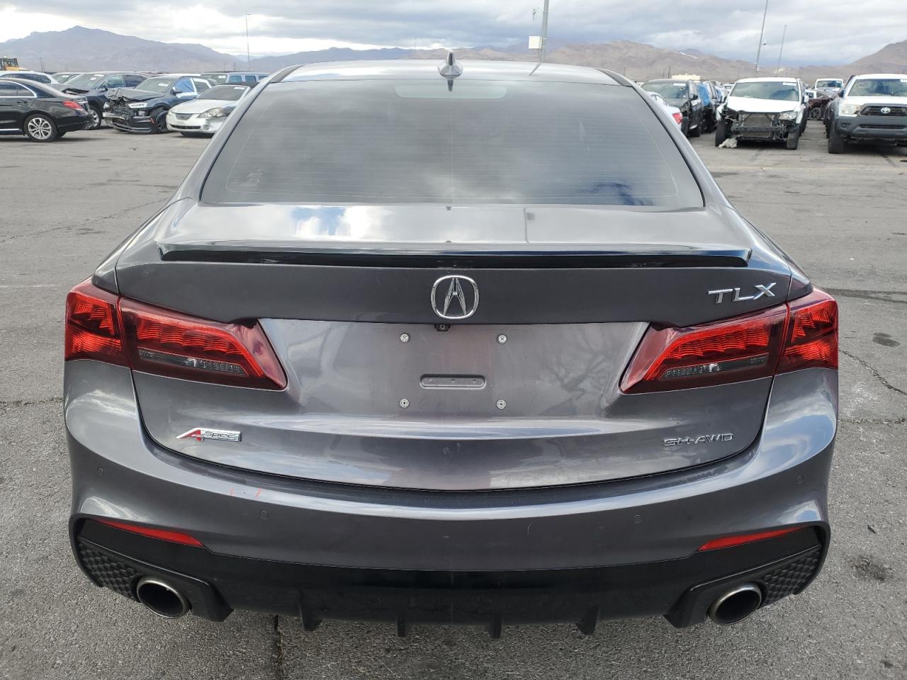 2019 Acura TLX VIN 19UUB3F64KA005659 Copart auction photo, front end / side damage thumbnail 6