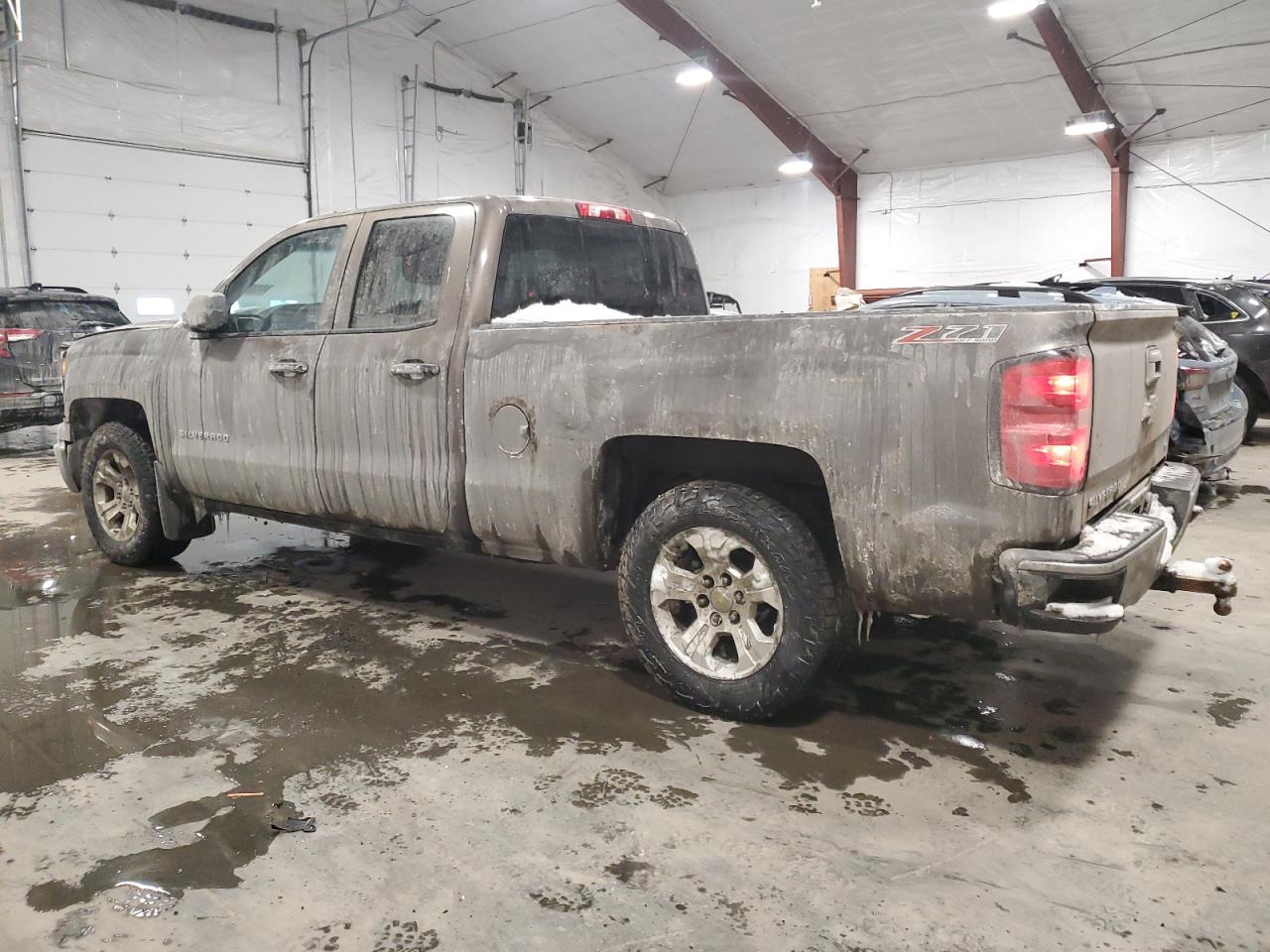 2014 Chevrolet Silverado VIN 1GCVKREC9EZ117229 Copart auction photo, front end / all over damage thumbnail 2