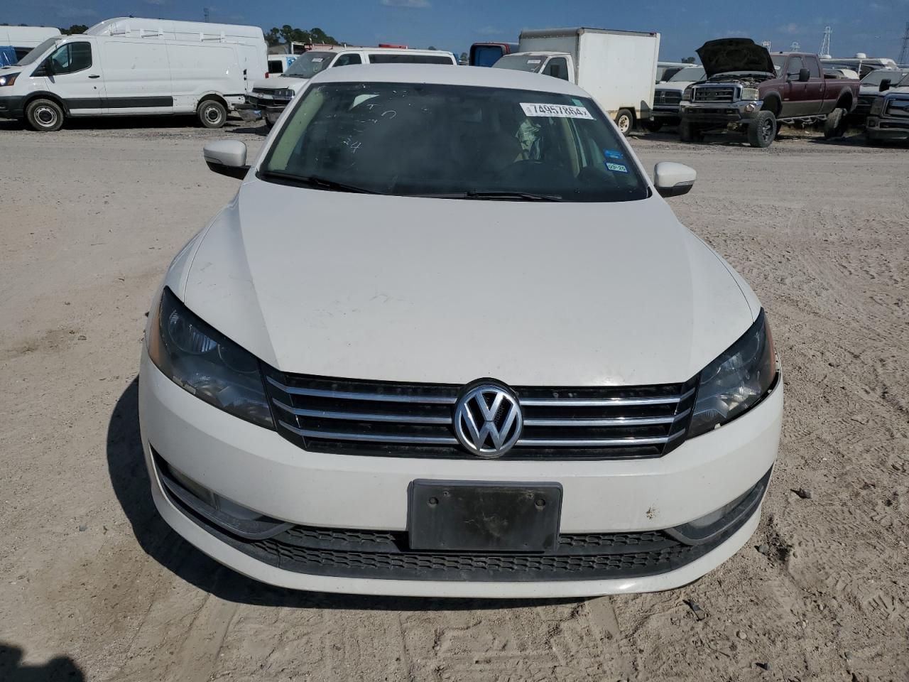 2015 Volkswagen Passat VIN 1VWAS7A32FC112478 Copart auction photo, rear end damage thumbnail 5