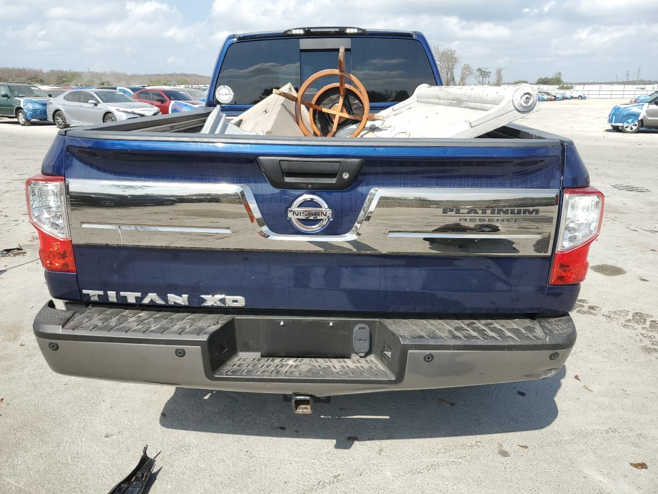 2016 Nissan Titan VIN 1N6BA1F22GN502362 Copart auction photo, front end / side damage thumbnail 6