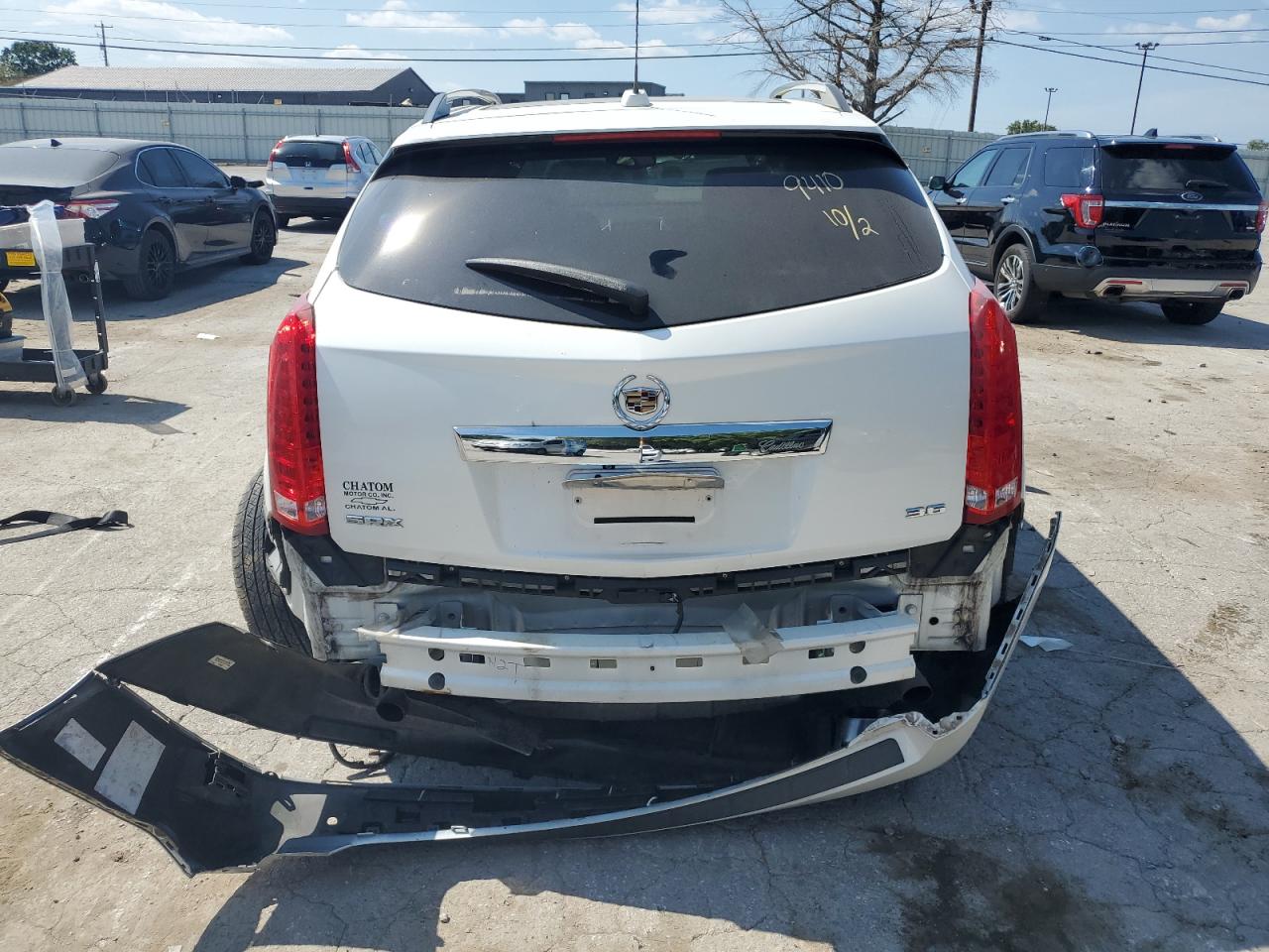 2015 Cadillac SRX VIN 3GYFNBE31FS509410 Copart auction photo, side / rear end damage thumbnail 6