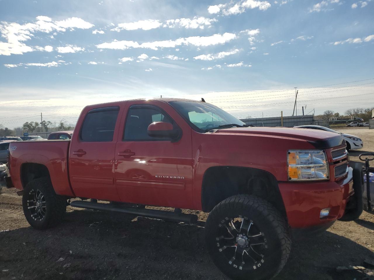 2013 Chevrolet Silverado VIN 3GCPKSE77DG274615 Copart auction photo, rear end / front end damage thumbnail 4