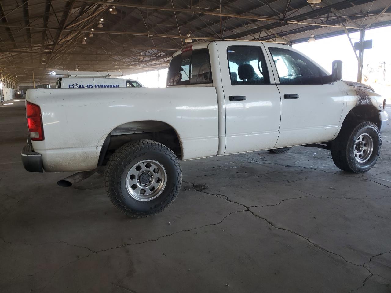2004 Dodge RAM VIN 3D7KU28C94G206318 Copart auction photo, burn - engine damage thumbnail 3