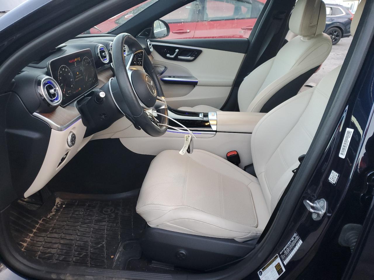 2022 Mercedes-Benz C-klasse VIN W1KAF4HB8NR017671 Copart auction photo, front end damage thumbnail 7
