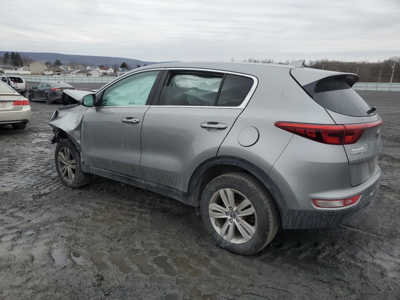 2019 KIA Sportage VIN KNDPMCAC4K7578609 Copart auction photo, front end damage thumbnail 2