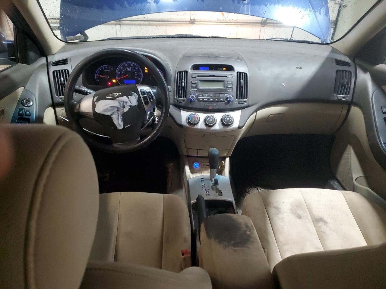 2009 Hyundai Elantra VIN KMHDU46D09U789159 Copart auction photo, front end / minor dent/scratches damage thumbnail 8