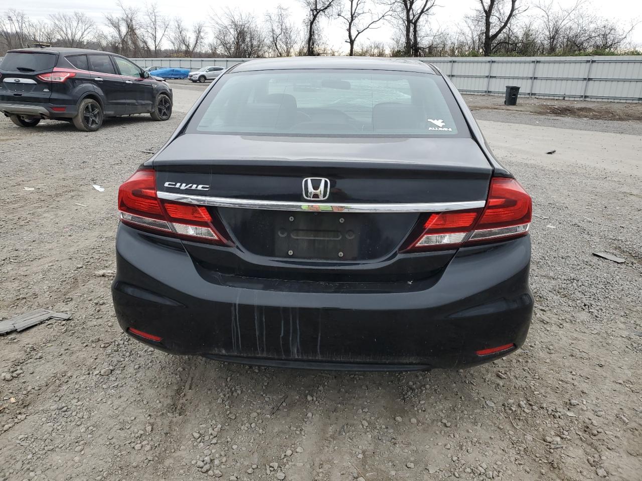 2015 Honda Civic VIN 19XFB2F71FE277180 Copart auction photo, front end / rear end damage thumbnail 6