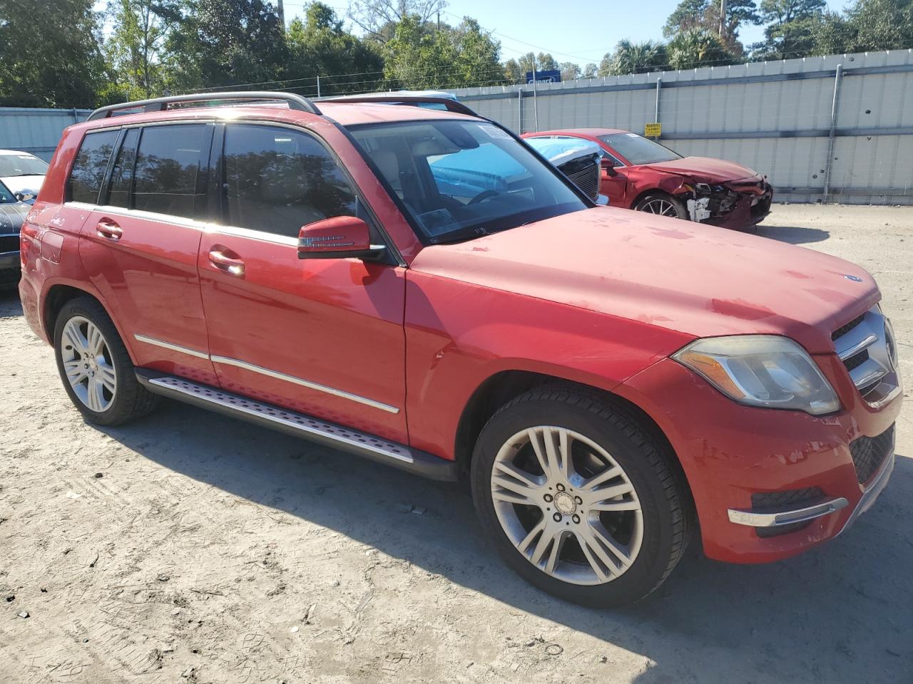 2013 Mercedes-Benz GLK-klasse VIN WDCGG5HB5DG111342 Copart auction photo, side damage thumbnail 4