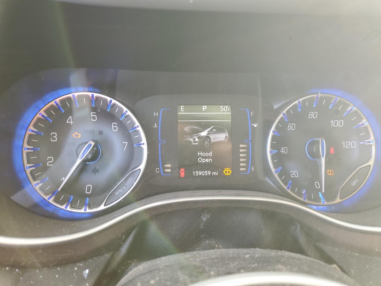 2018 Chrysler Pacifica VIN 2C4RC1BG7JR185802 Copart auction photo, all over damage thumbnail 9