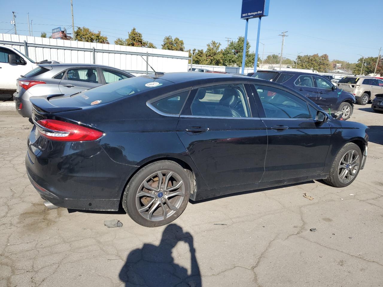2017 Ford Fusion VIN 3FA6P0H72HR162267 Copart auction photo, front end damage thumbnail 3