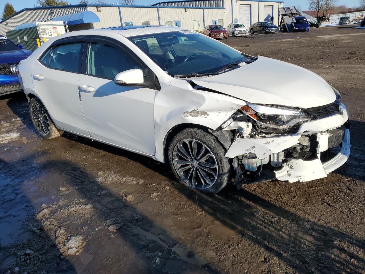2014 Toyota Corolla VIN 2T1BURHE9EC073172 Copart auction photo, front end / rear end damage thumbnail 4