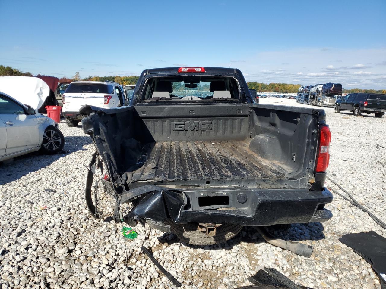 2017 GMC Sierra VIN 1GTV2LEC8HZ139594 Copart auction photo, rear end damage thumbnail 6