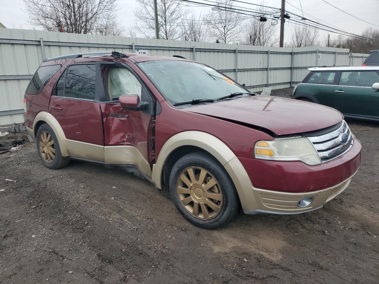 2008 Ford Taurus VIN 1FMDK07WX8GA35813 Copart auction photo, side / minor dent/scratches damage thumbnail 4