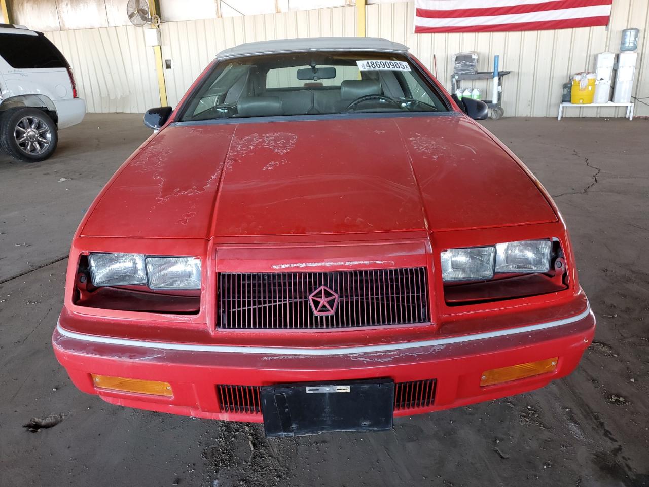 1990 Chrysler Le Baron VIN 1C3XJ45J9LG405682 Copart auction photo, mechanical / minor dent/scratches damage thumbnail 5