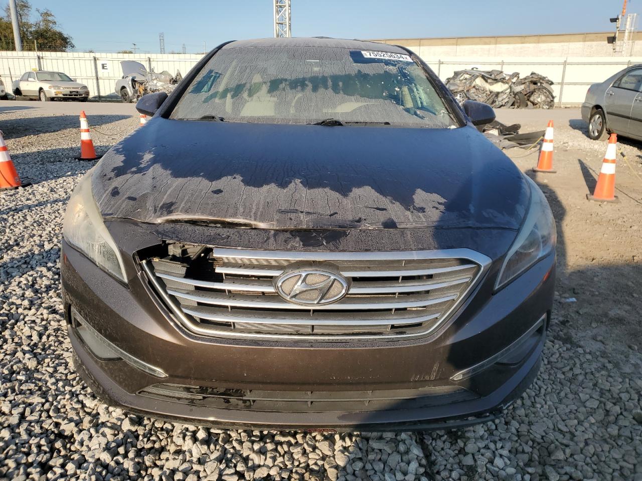 2015 Hyundai Sonata VIN 5NPE24AF5FH196412 Copart auction photo, minor dent/scratches damage thumbnail 5