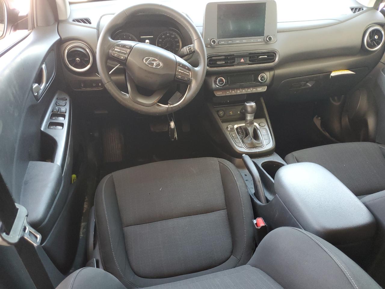 2022 Hyundai Kona VIN KM8K32AB3NU870526 Copart auction photo, side / front end damage thumbnail 8